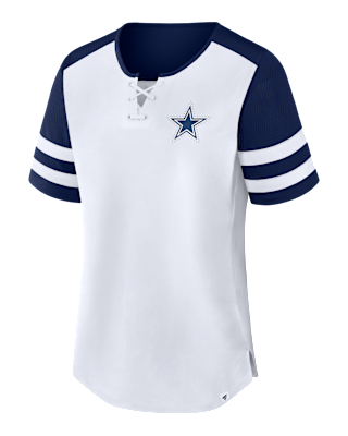 Dallas Cowboys Touchdown Pass Athena Lace-Up Women's Nike NFL T